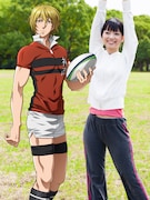 「ダイナミックフォト機能」を活用した合成写真。