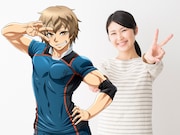 「ダイナミックフォト機能」を活用した合成写真。