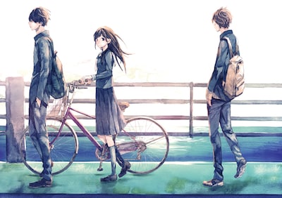 「こじ恋」第1話の扉イラスト。