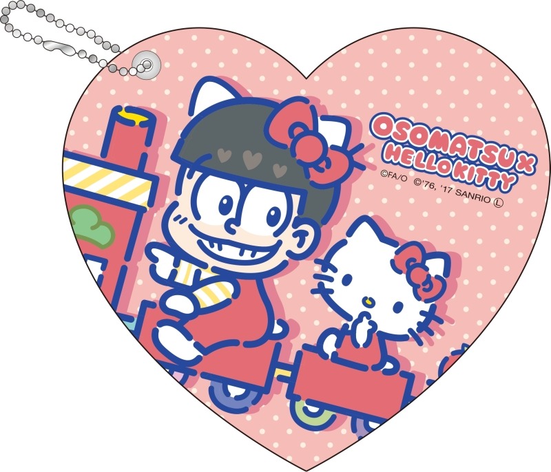 ハートパスケース（おそ松×ハローキティ）