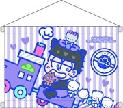 ミニタペストリー（一松×ニャニィニュニェニョン）