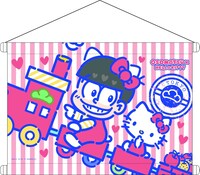 ミニタペストリー（おそ松×ハローキティ）