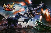 「モンスターハンターダブルクロス」のビジュアル。