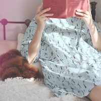 「ゆったりワンピース」の着用イメージ。