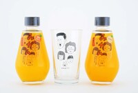 「恩田家の濃厚みかんジュースとオリジナルグラス」