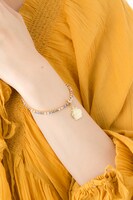 北門倫毘沙モデルのブレスレットの使用イメージ。