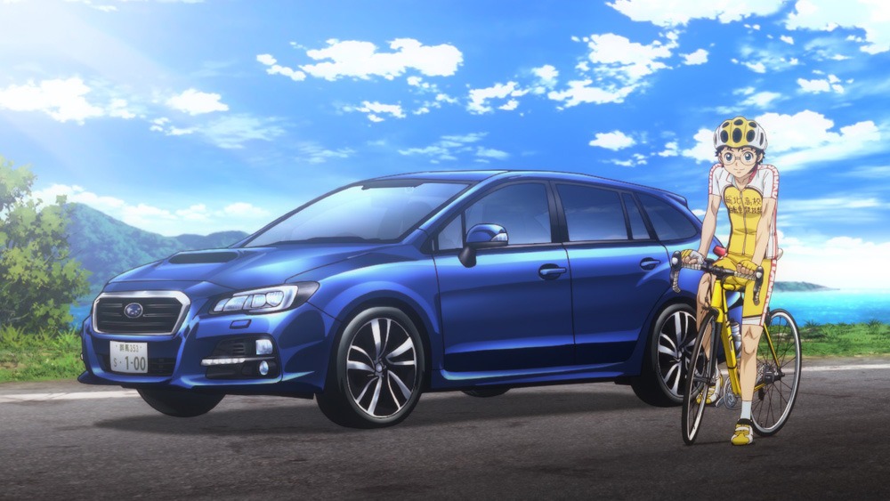 「弱虫ペダル NEW GENERATION」とスバルのコラボCMより。