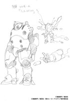 多弾打弾のキャラクターデザイン画。