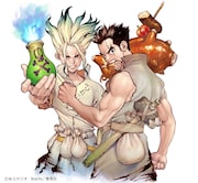 「Dr.STONE」のカラーカット。(c)米スタジオ・Boichi／集英社