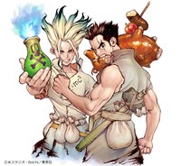 「Dr.STONE」のカラーカット。(c)米スタジオ・Boichi／集英社