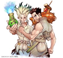 「Dr.STONE」のカラーカット。(c)米スタジオ・Boichi／集英社