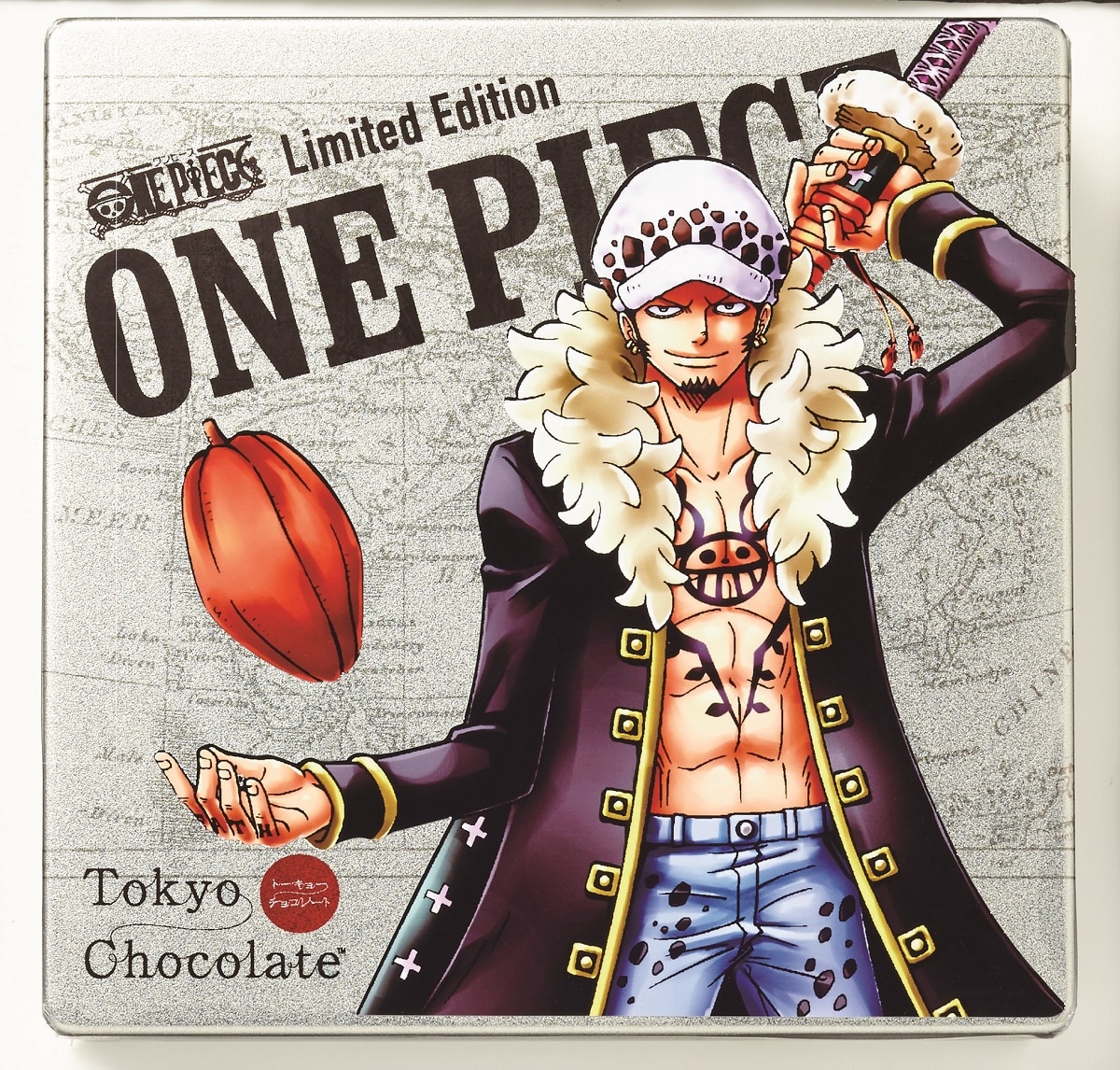 「ONE PIECE」チョコレート ローコレクションのパッケージ。