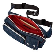 「岡山デニム×海賊同盟 多機能ボディバッグ」モンキー・D・ルフィモデル