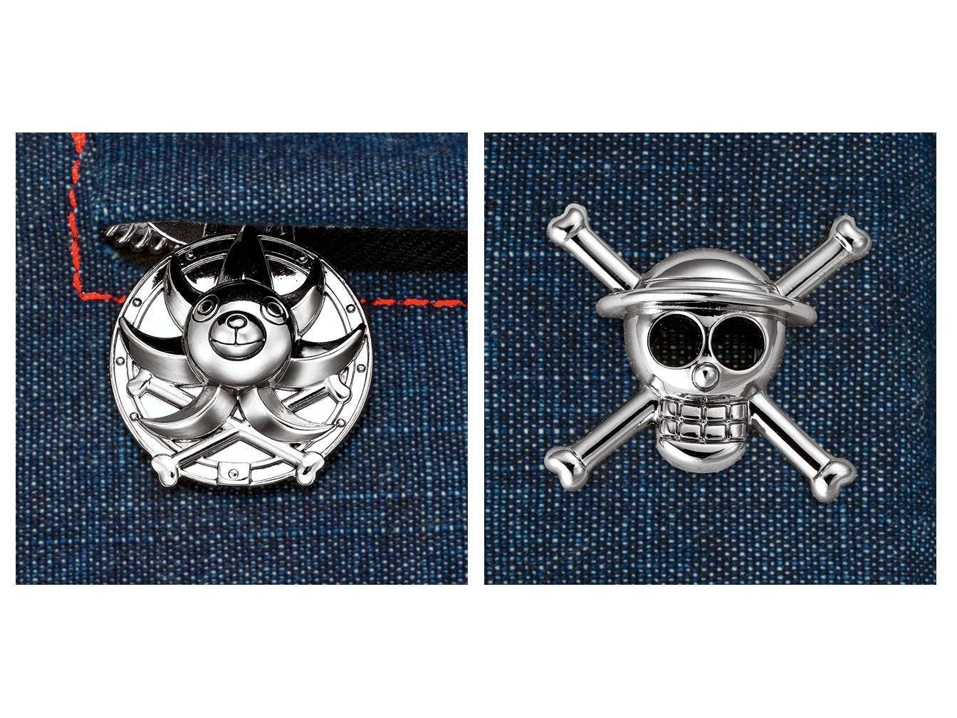 「岡山デニム×海賊同盟 多機能ボディバッグ」モンキー・D・ルフィモデル