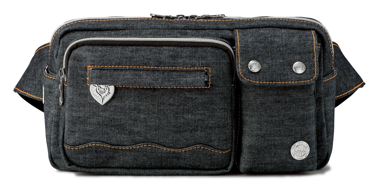 「岡山デニム×海賊同盟 多機能ボディバッグ」トラファルガー・ローモデル