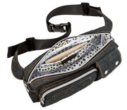 「岡山デニム×海賊同盟 多機能ボディバッグ」トラファルガー・ローモデル