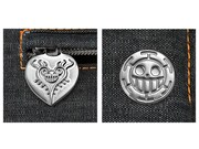 「岡山デニム×海賊同盟 多機能ボディバッグ」トラファルガー・ローモデル