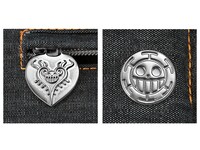 「岡山デニム×海賊同盟 多機能ボディバッグ」トラファルガー・ローモデル