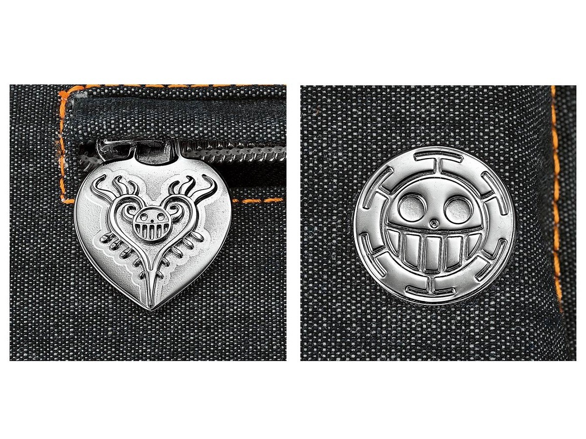 「岡山デニム×海賊同盟 多機能ボディバッグ」トラファルガー・ローモデル