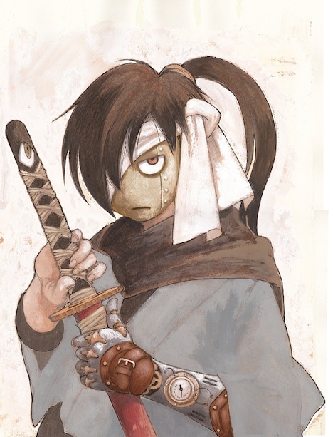 「黒鉄・改 KUROGANE-KAI」のカラーカット。(c)冬目景／集英社