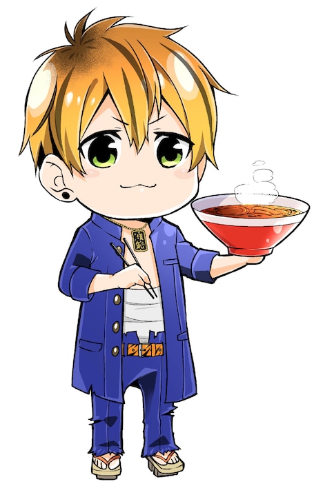 八代拓が演じる茶谷景虎。