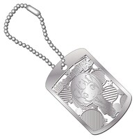 「メタルアートドッグタグ」日下部雪