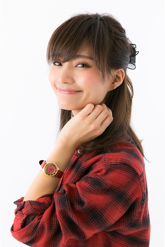 音駒高校モデル腕時計の着用イメージ。