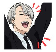 アニメ「ユーリ!!! on ICE」LINEスタンプ第2弾のイメージ。
