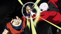 「ドラゴンボール超」新オープニング映像の場面カット。