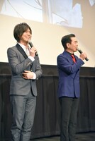 舞台挨拶の様子。