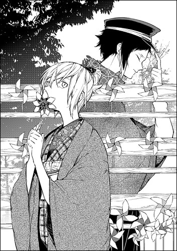 コラボ展のため春河35が描き下ろしたイラスト。