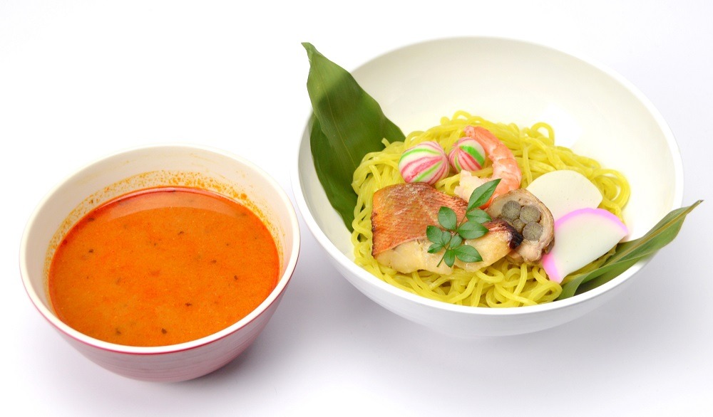 「ナルトとヒナタの祝言ラーメン（つけめん）」
