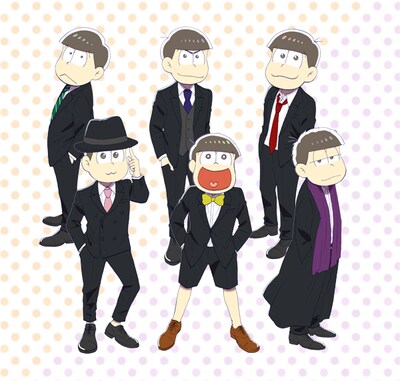 「おそ松さん」3巻のカバーイラスト。