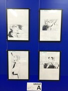オノ・ナツメ描き下ろし原画の一部。ミュージアム限定抽選会では、展示されている原画が当たるチャンスも。