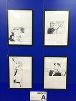 オノ・ナツメ描き下ろし原画の一部。ミュージアム限定抽選会では、展示されている原画が当たるチャンスも。