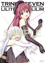 月刊ドラゴンエイジ3月号には「トリニティセブン」両面ポスターが付属。片面は表紙のアニメイラスト、裏面は奈央晃徳の描き下ろしになっている。