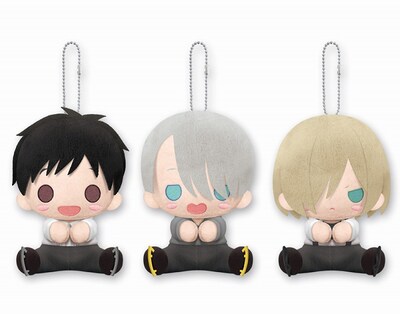 「ユーリ!!! on ICE」の「ぴたぬい」シリーズ。