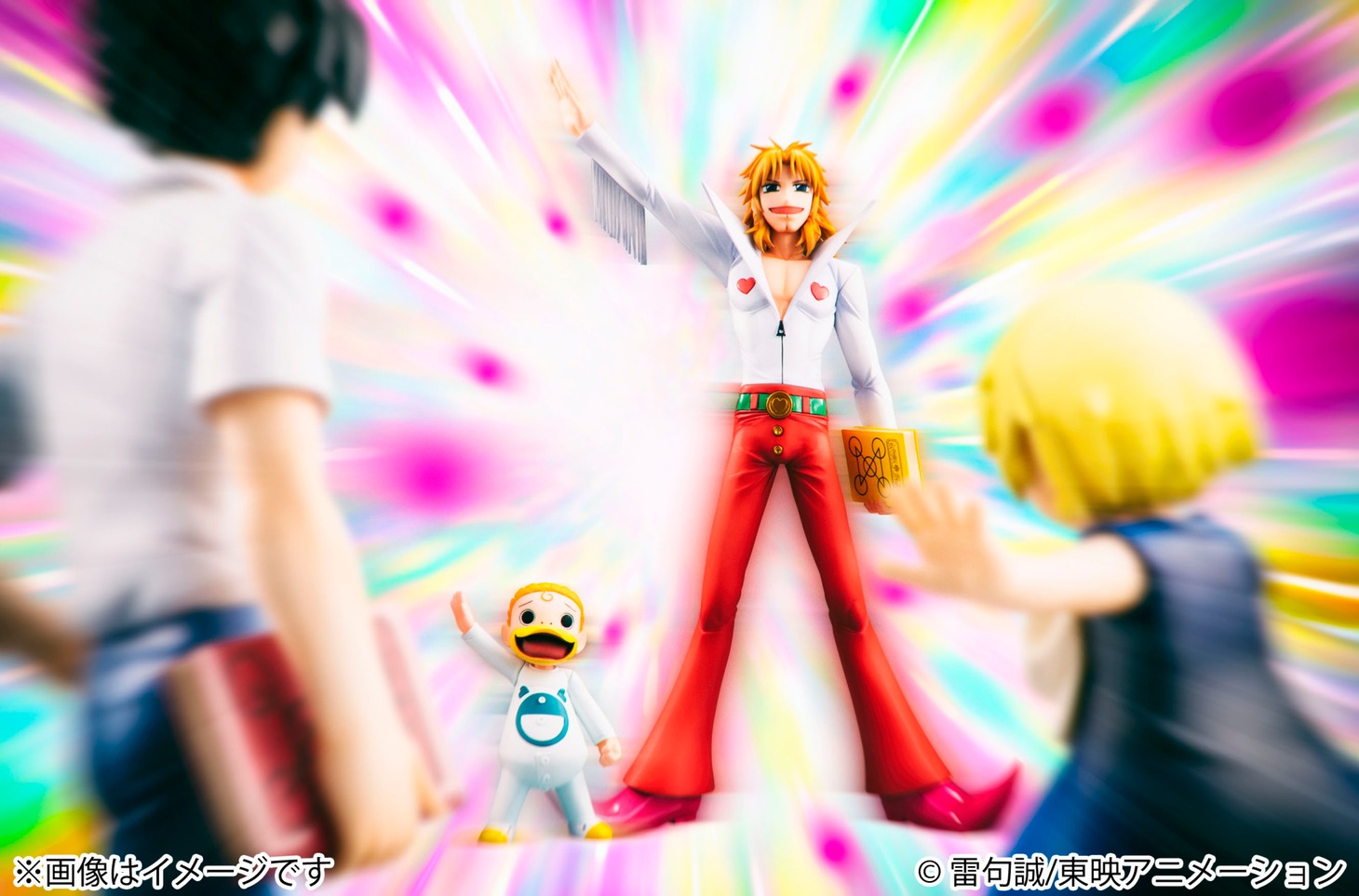 「G.E.M.シリーズ 金色のガッシュベル!! キャンチョメ＆パルコ・フォルゴレ」のイメージ。