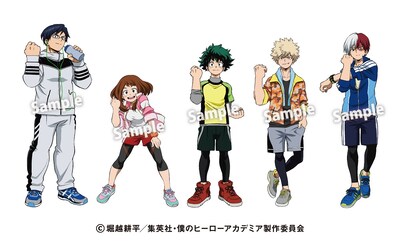 「僕のヒーローアカデミア キャラポップストア」描き下ろしイラスト