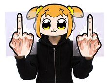 「ポプテピピックなりきりクリアファイル」