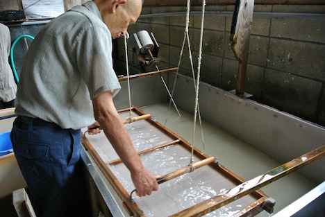 人間国宝の岩野市兵衛。