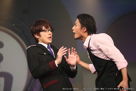 和田琢磨演じる兆麻、友常勇気演じる大黒。