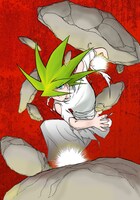 「超人ロック」のカラーイラスト。