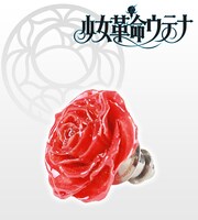 「薔薇のブローチ」アンシー（赤）
