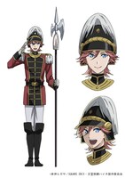 マクシミリアン（CV.立花慎之介）。グランツライヒ王国の衛兵で、陽気な性格。