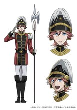 マクシミリアン（CV.立花慎之介）。グランツライヒ王国の衛兵で、陽気な性格。