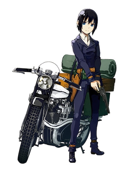 「キノの旅 the Beautiful World」コミカライズ版のイラスト。