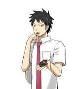 「貧民超人カネナシくん」のカラーカット。(c)ぱげらった/集英社