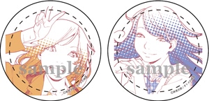 岸虎次郎「オトメの帝国」缶バッジ44mm2個セット
