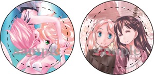 玄鉄絢「星川銀座四丁目」缶バッジ44mm2個セット